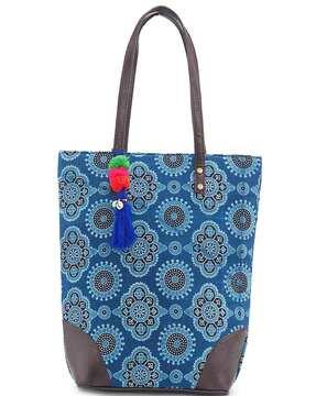 floral print tote bag