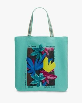 floral print tote bag