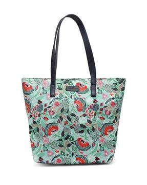 floral print tote bag