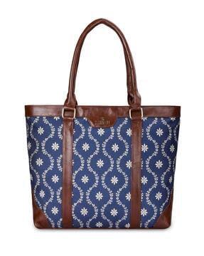 floral print tote bag