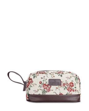 floral print travel wallet