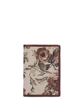 floral print travel wallet