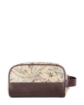 floral print travel wallet