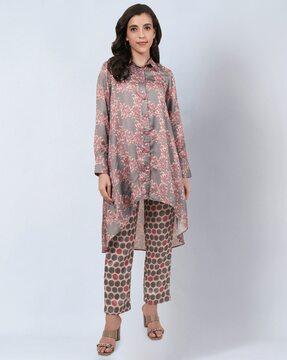 floral print tunic with pants
