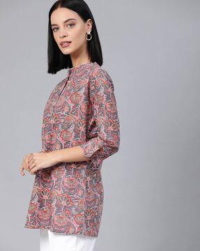 floral print tunic