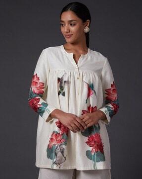 floral print tunic