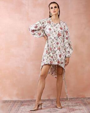 floral print tunics top