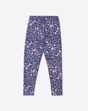 floral print winter leggings