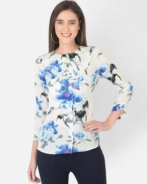 floral printed blouse
