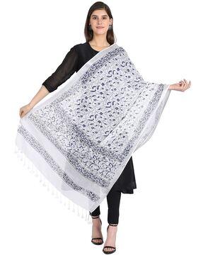 floral printed dupatta