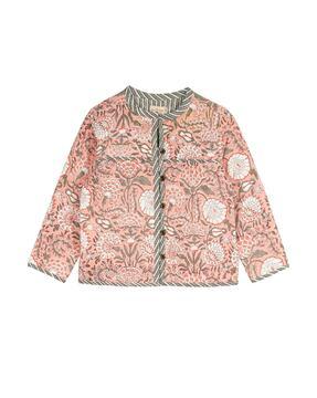 floral printed full-sleeves jacket