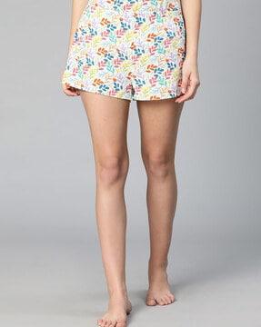 floral printed hot pant shorts