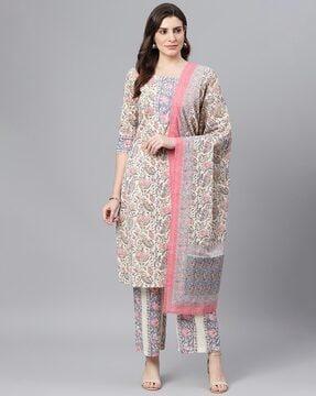 floral printed kurta set