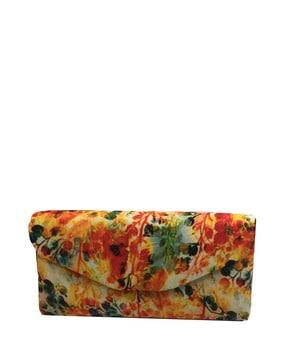 floral printed multi-purpose pouch