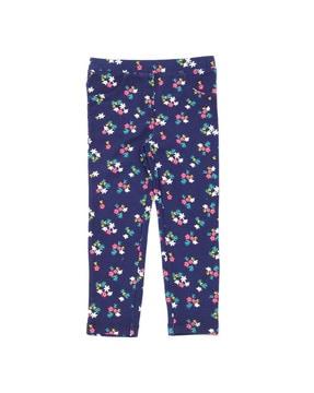 floral prit leggings with insert pockets