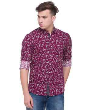 floral regular fit shirt