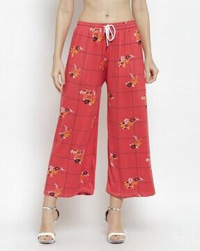 floral relaxed fit palazzos