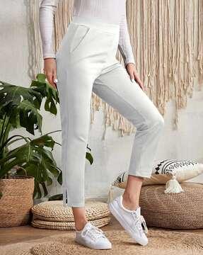 floral relaxed fit trousers