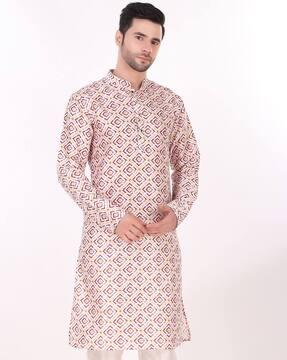 floral short kurta