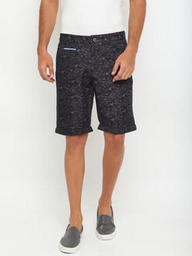 floral slim fit shorts