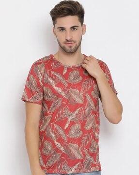 floral slim fit t-shirt