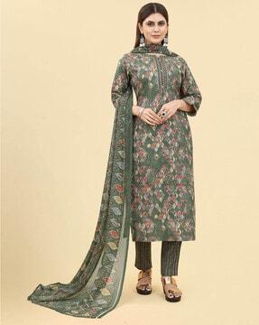 floral straight kurta set