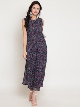 floral straight kurta