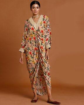 floral straight tunic