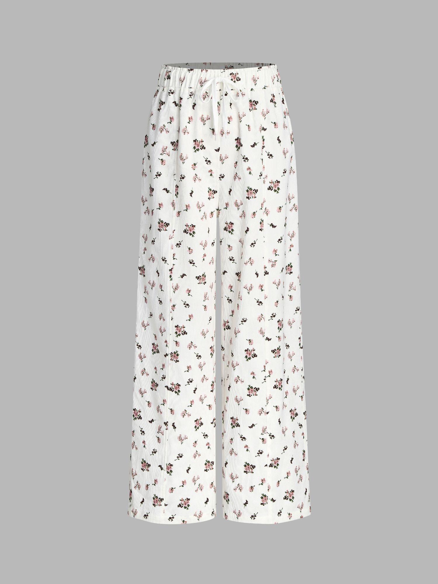 floral trousers