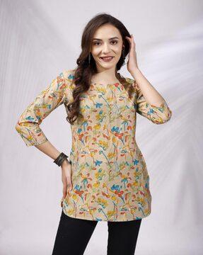 floral tunic