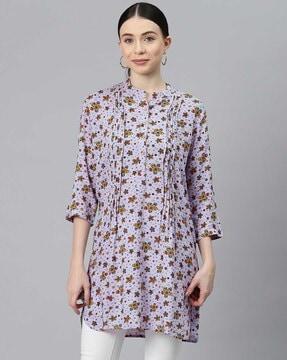 floral tunic