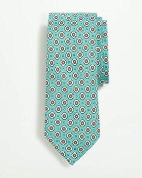 floral woven tie