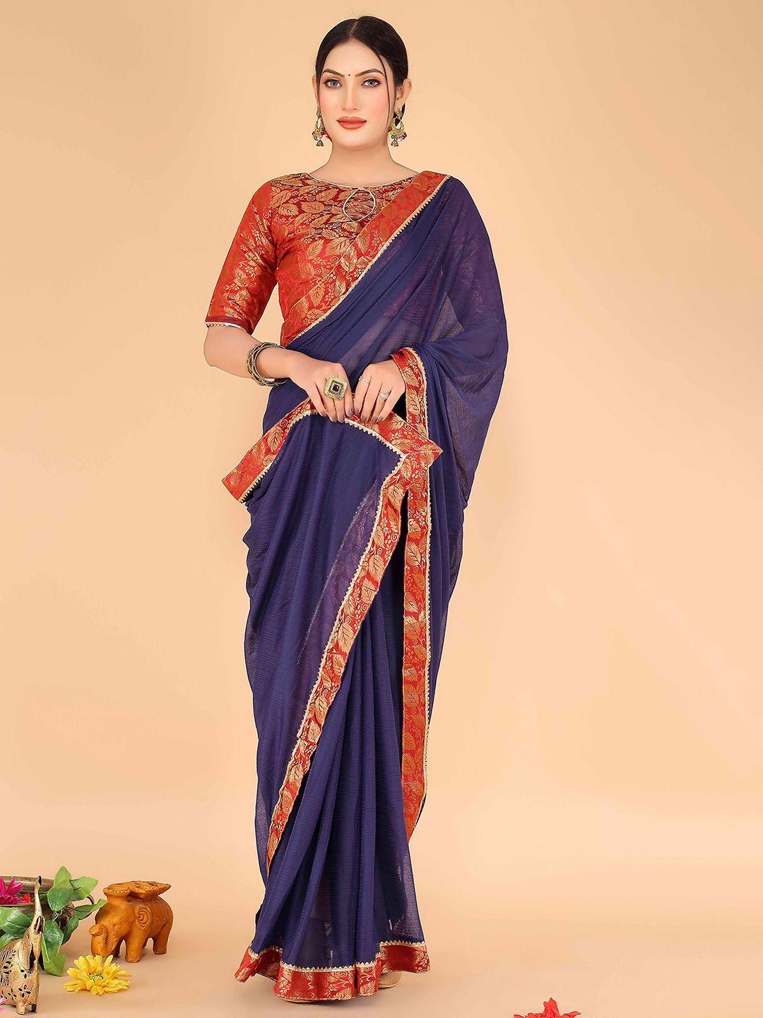 florence zari art silk saree