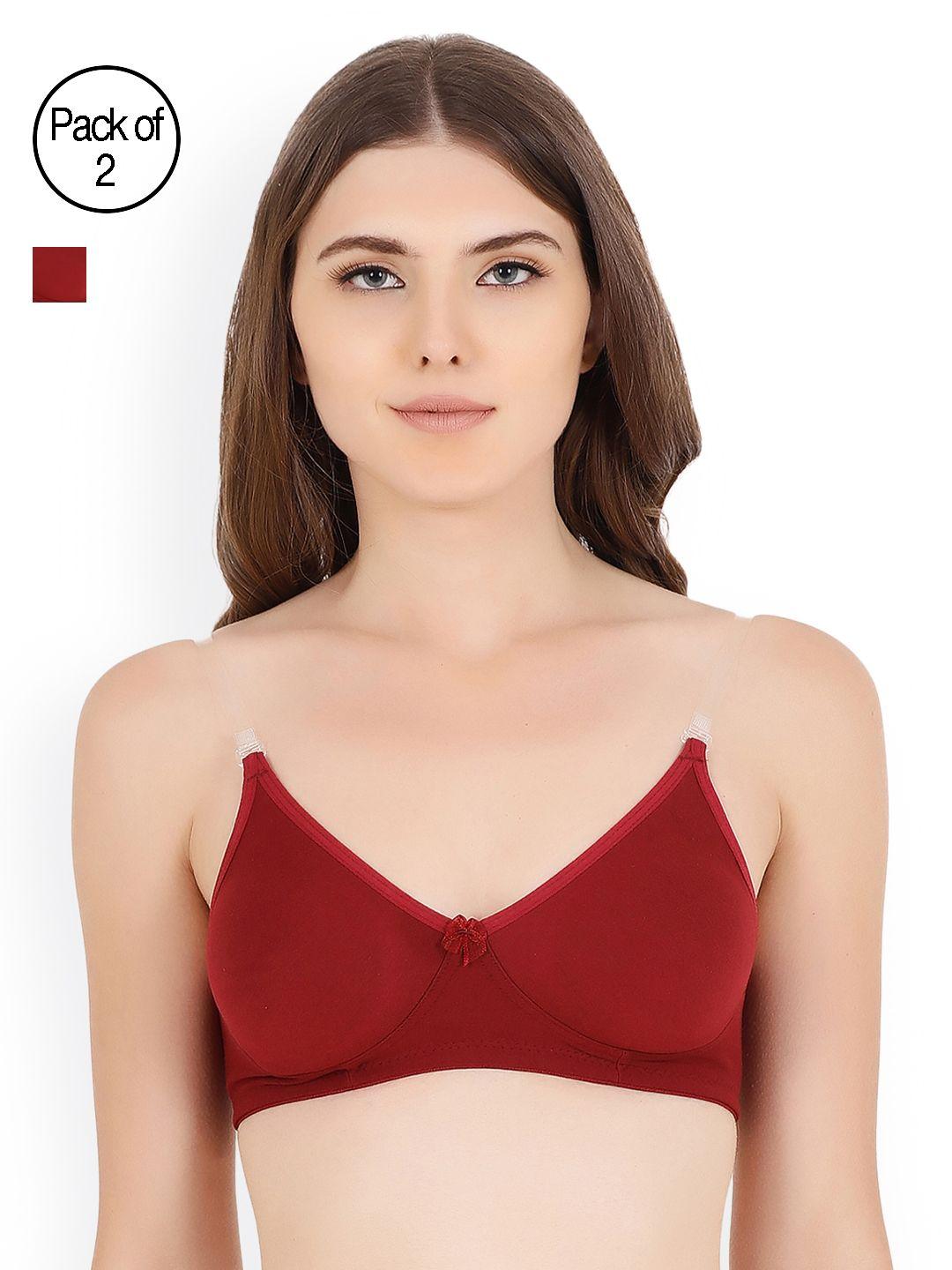floret-pack-of-two-maroon-solid-non-wired-non-padded-t-shirt-bra-daina_maroon-maroon_40b