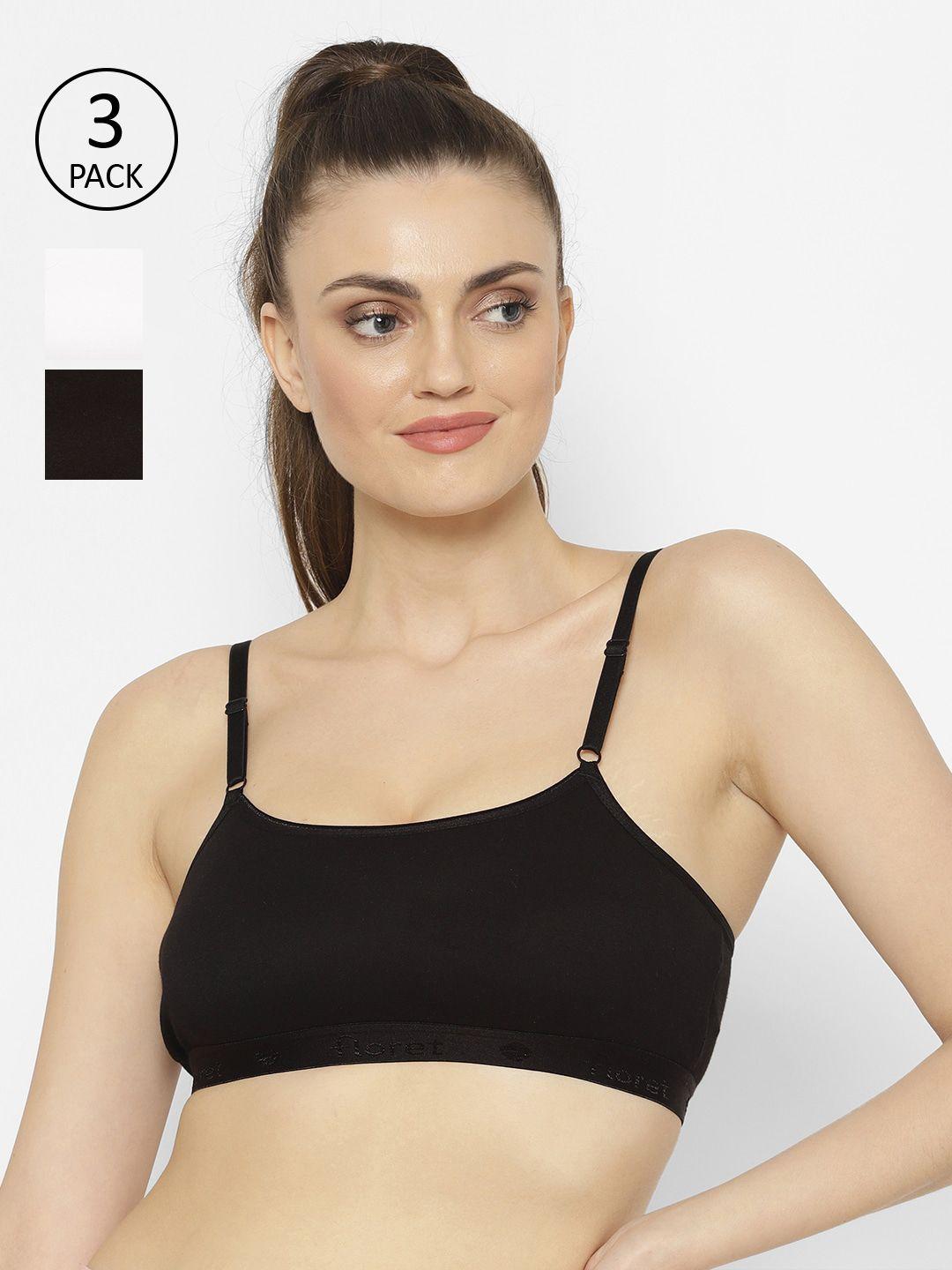 floret black & white solid set of 3 workout bra 1492_black-white-black-black-white-black