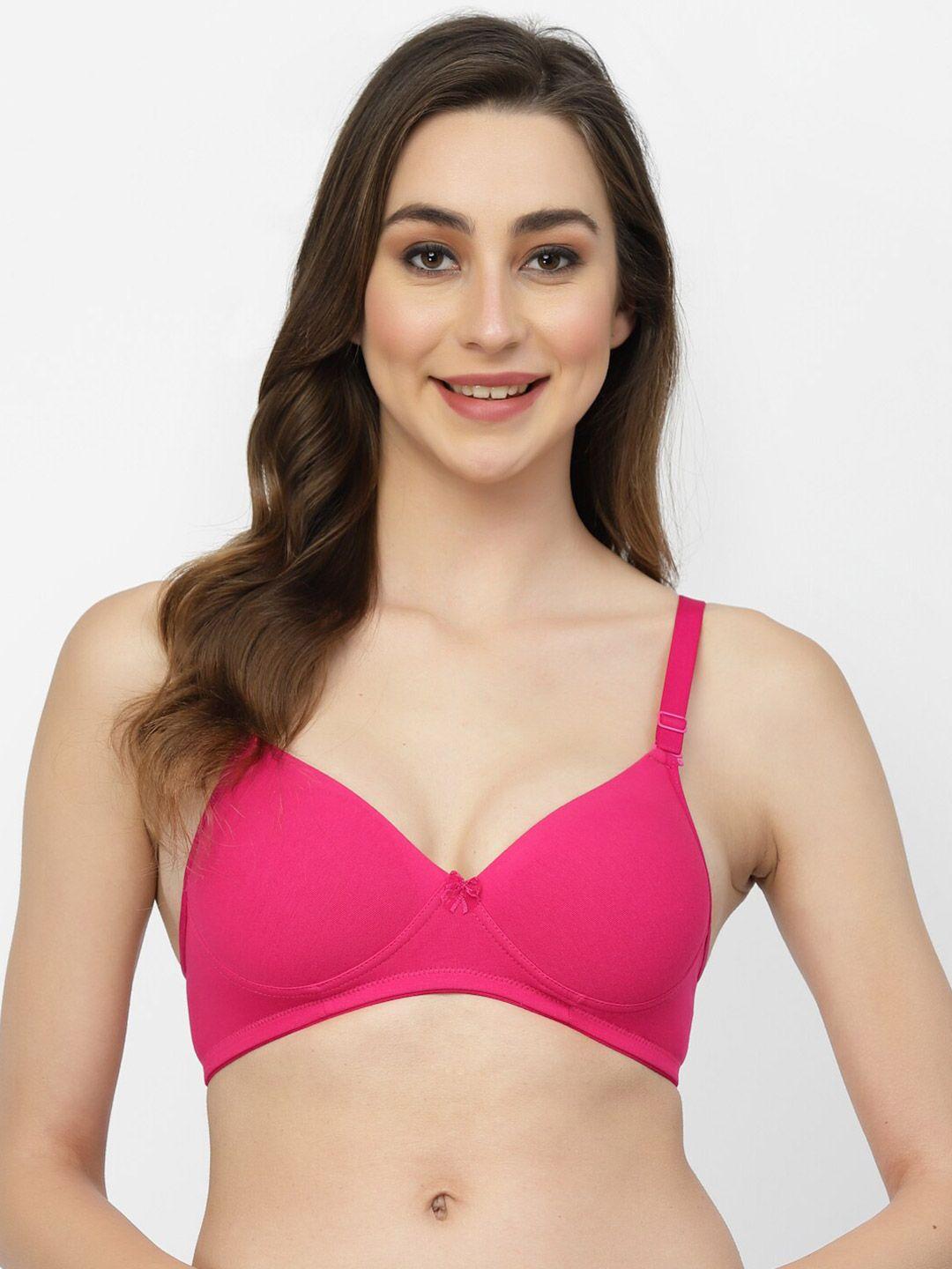 floret full coverage heavily padded 360 degree support seamless push-up bra