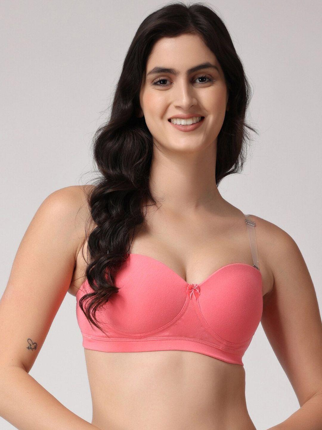 floret heavily padded all day comfort medium coverage balconette bra