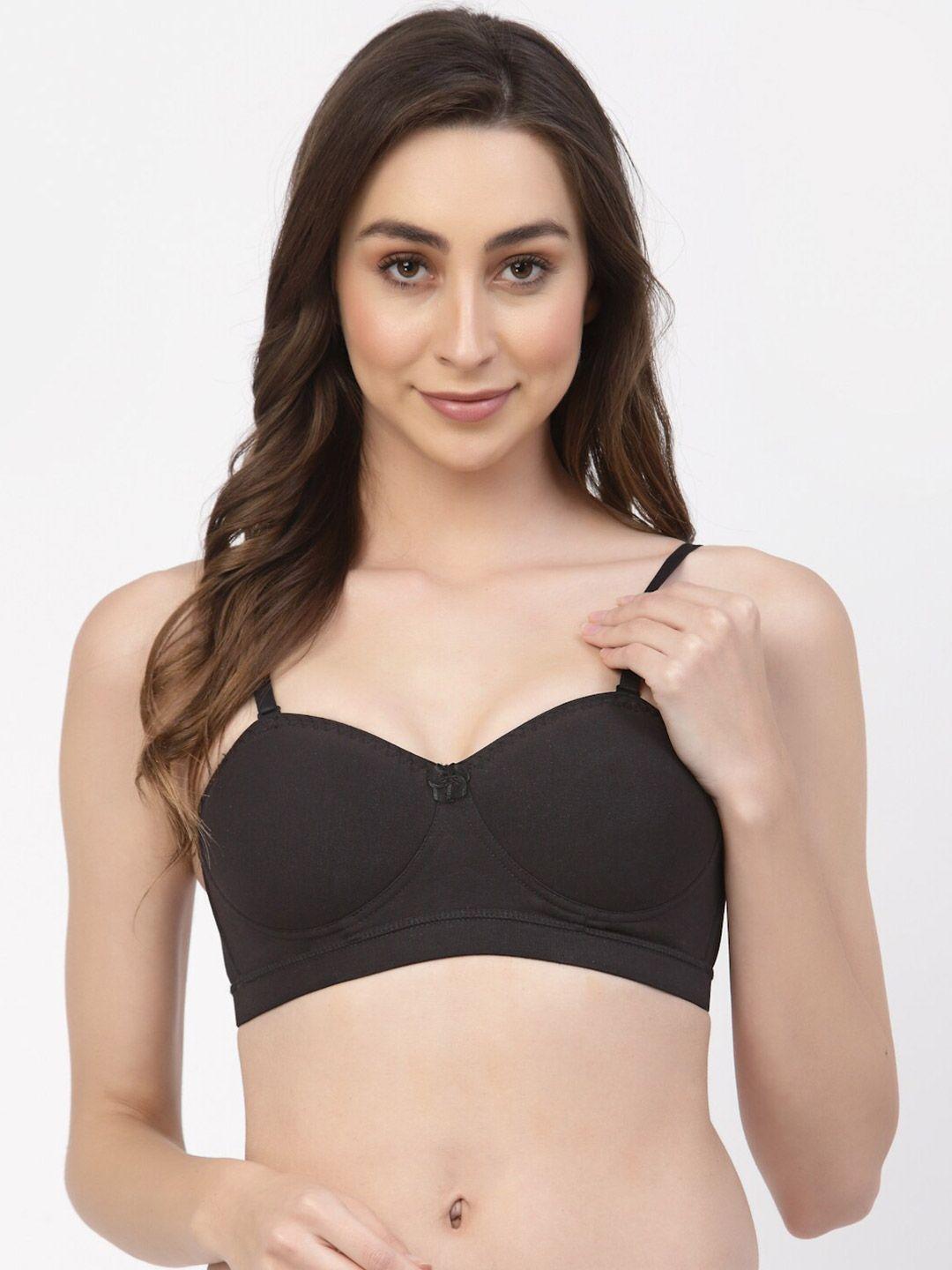 floret medium coverage heavily padded all day comfort seamless t-shirt bra