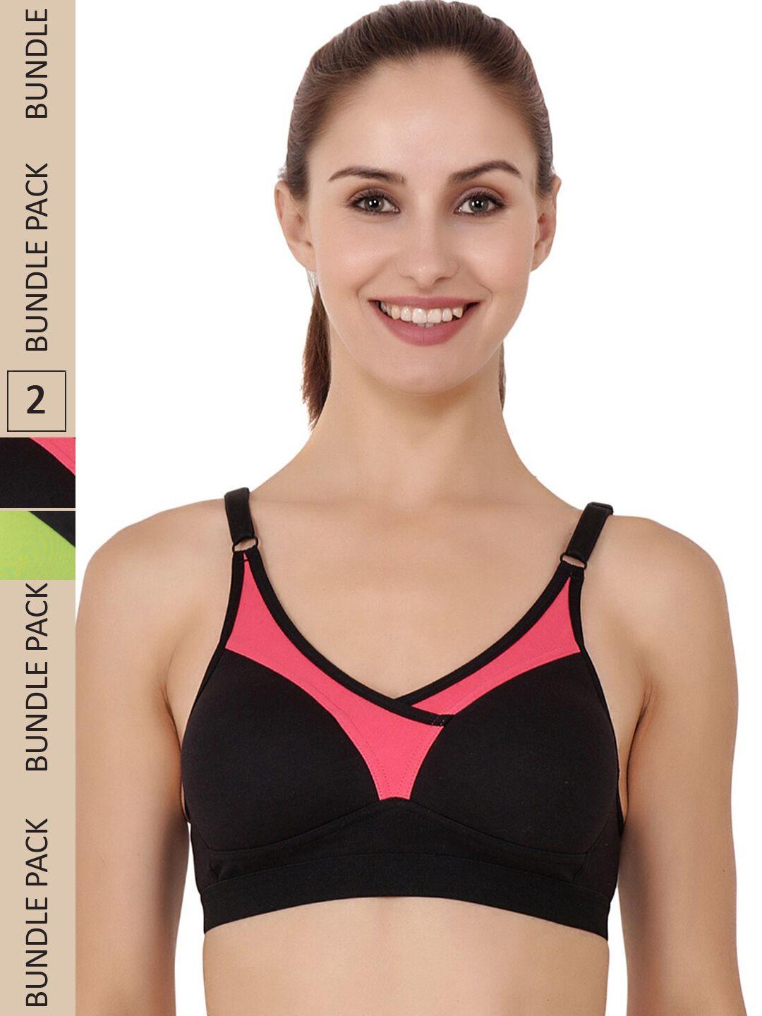 floret pack of 2 heavily padded bra