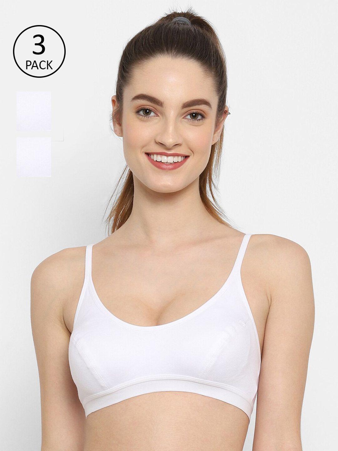 floret pack of 3 bralette bra