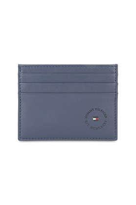 floro leather casual men's card holder - navy