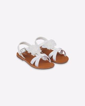 flower corsage butterfly sandals