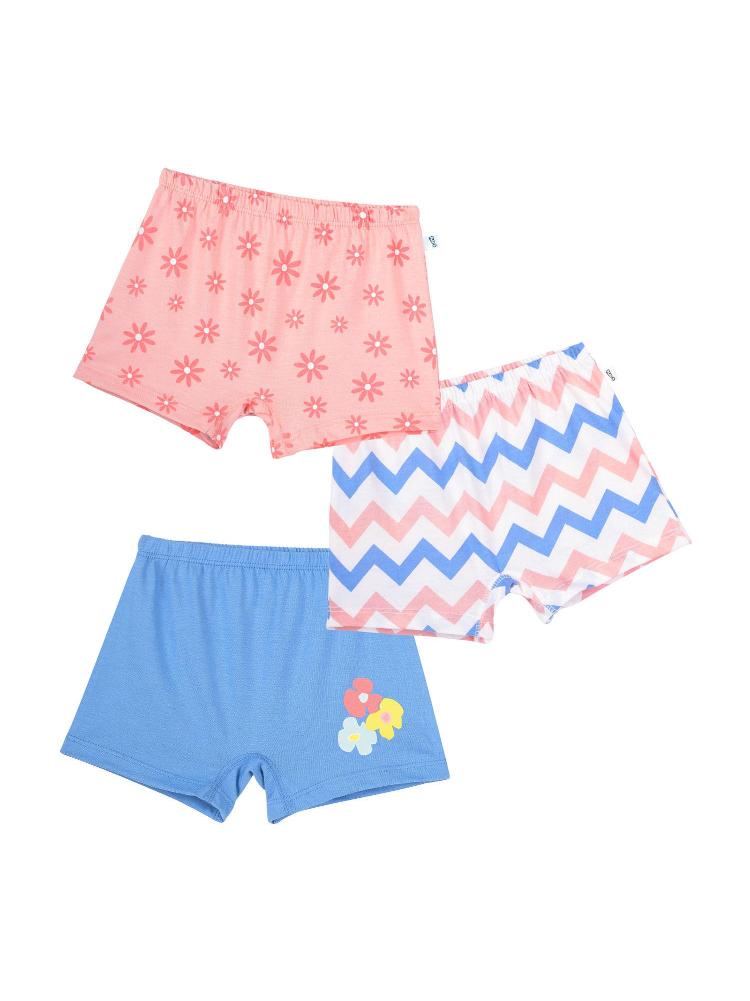 flower picker girl boxers (pack of 3)