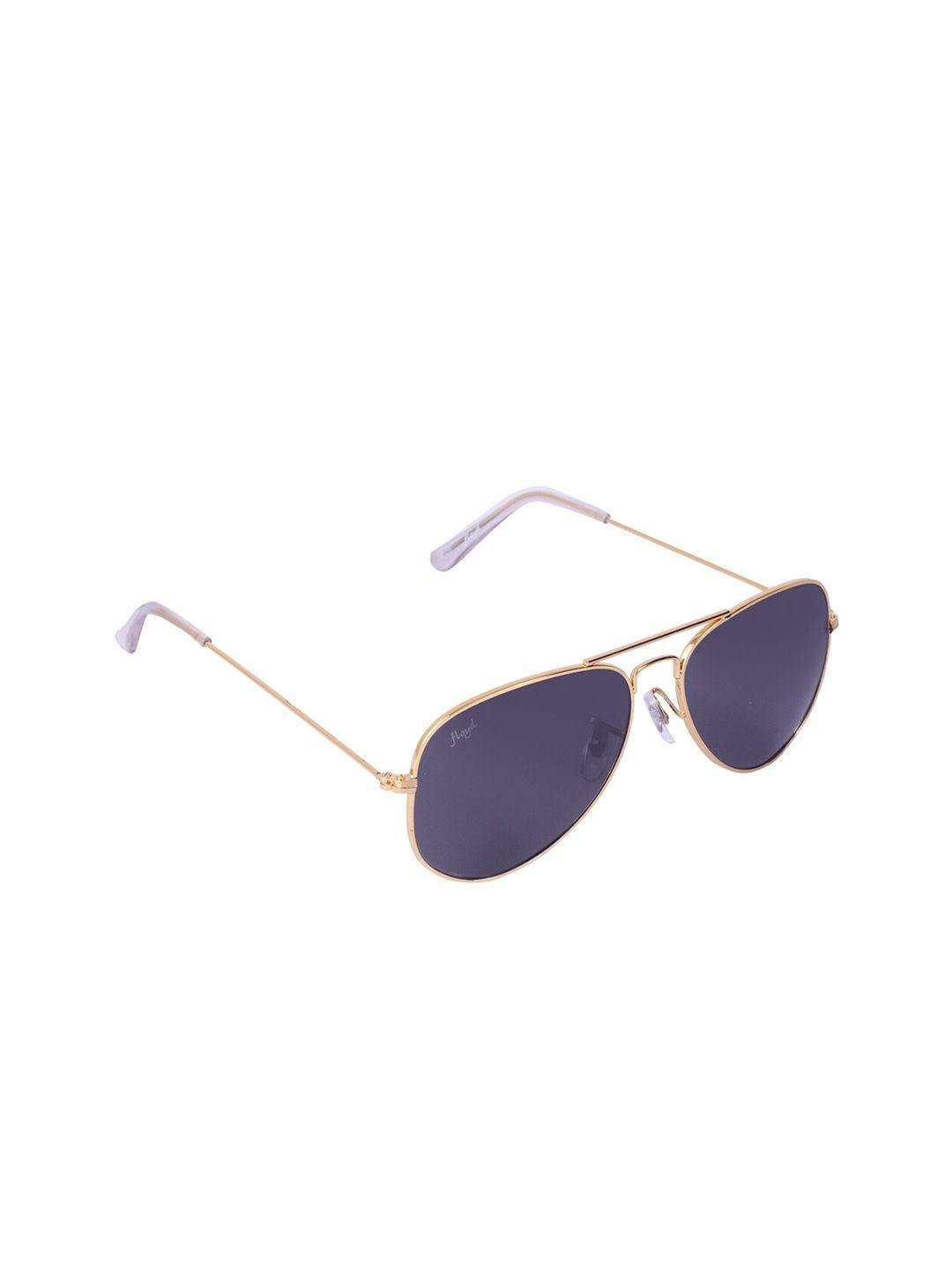 floyd unisex gold aviator sunglasses