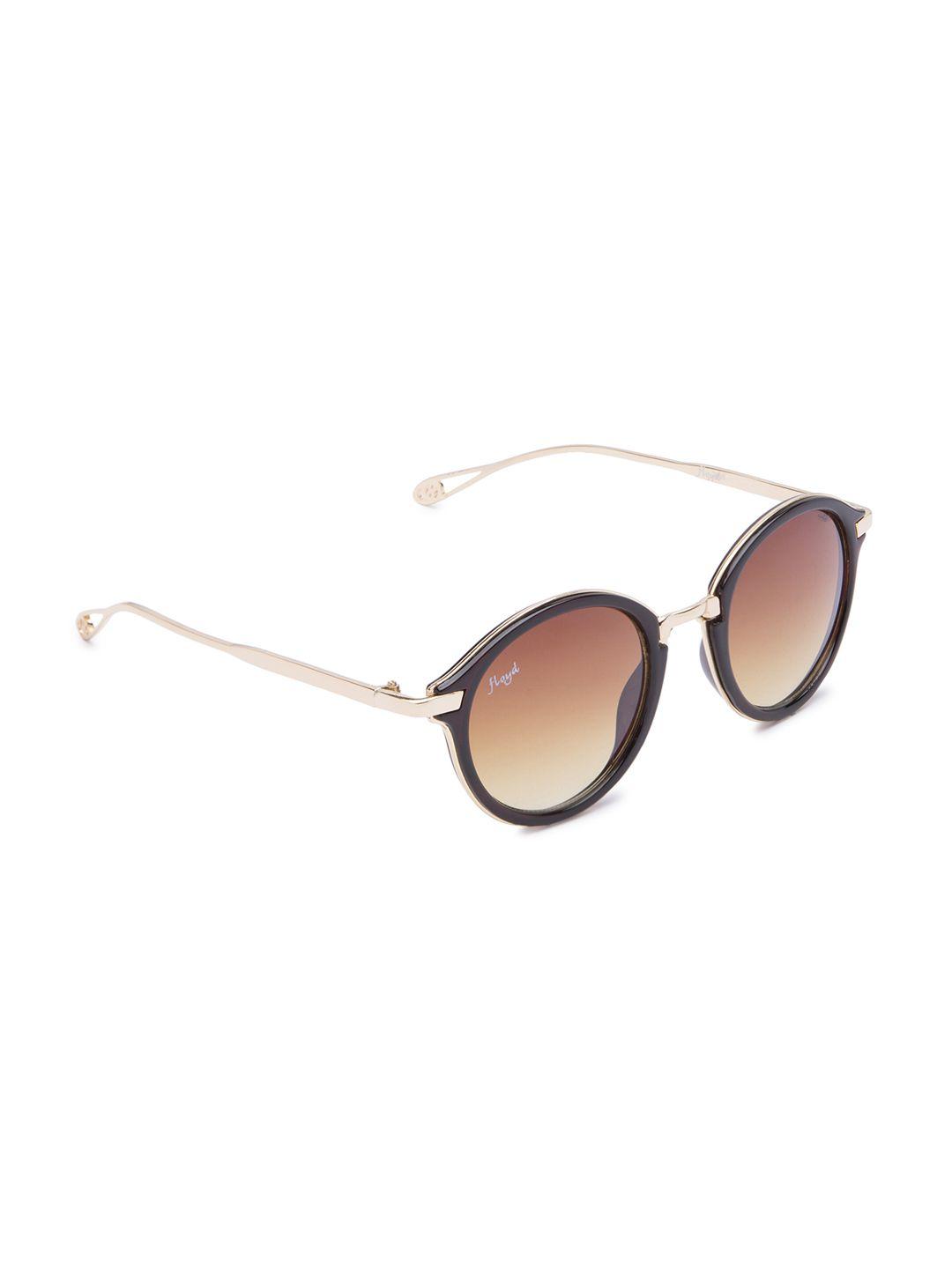 floyd unisex round sunglasses 2698_brn_brn