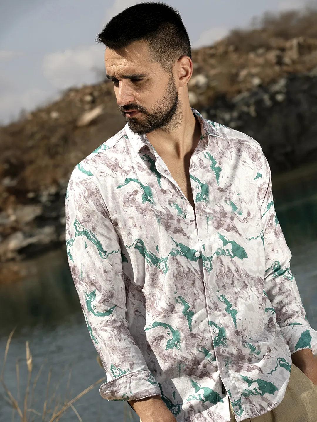 fluid marble shirt