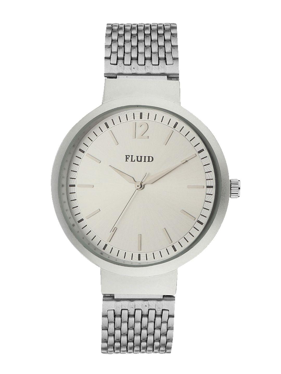 fluid women bracelet style straps analogue watch fl23-813l-sl01