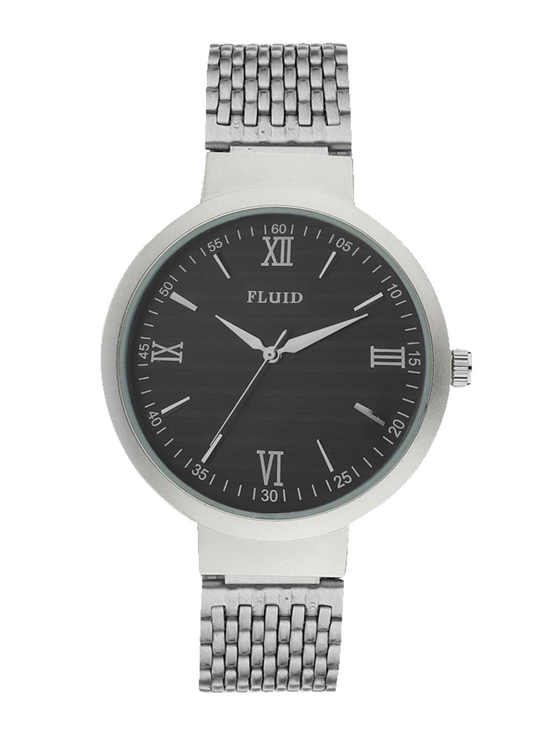 fluid women bracelet style straps formal analogue watch fl23-811l-bk01