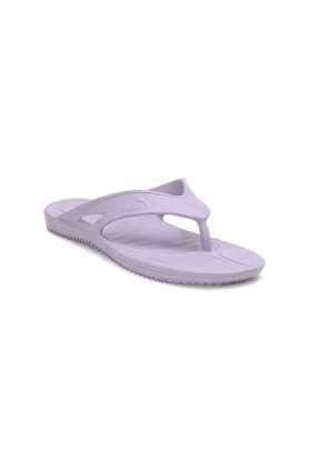 flux lite wns synthetic slip-on women's slippers - purple