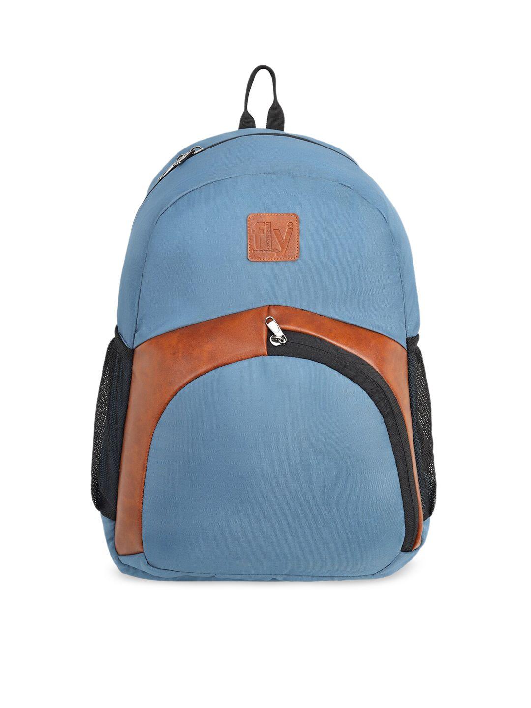 fly fashion unisex blue solid backpack